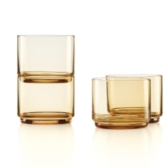 Amber Glass Tumbler Set - Picture 1 of 1